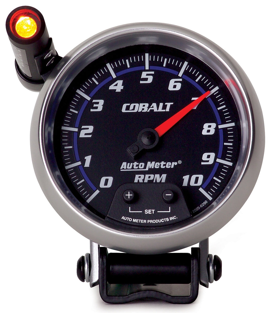 AutoMeter 6290 - GAUGE, TACHOMETER, 3 3/4", 10K RPM, PEDESTAL W/ EXT. QUICK-LITE, COBALT 3