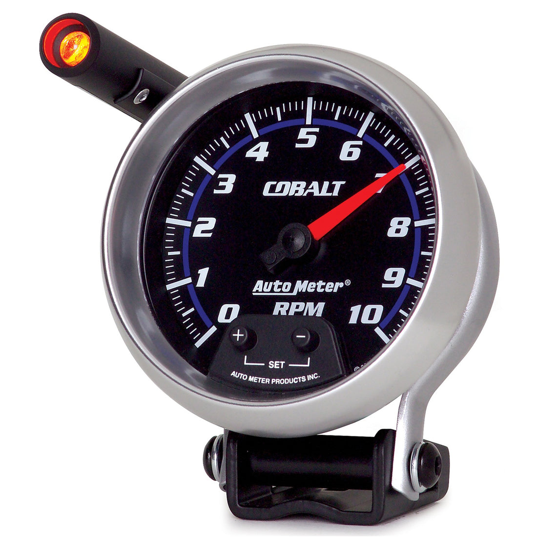 AutoMeter 6290 - GAUGE, TACHOMETER, 3 3/4", 10K RPM, PEDESTAL W/ EXT. QUICK-LITE, COBALT 4