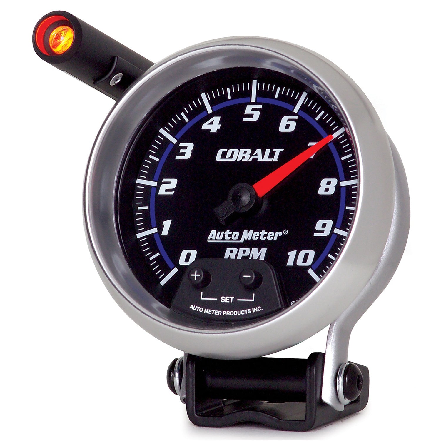 AutoMeter 6290 - GAUGE, TACHOMETER, 3 3/4", 10K RPM, PEDESTAL W/ EXT. QUICK-LITE, COBALT 4