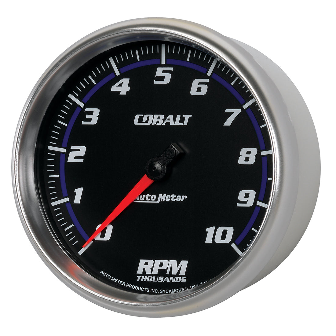 AutoMeter 6298 - GAUGE, TACHOMETER, 5", 10K RPM, IN-DASH, COBALT 4