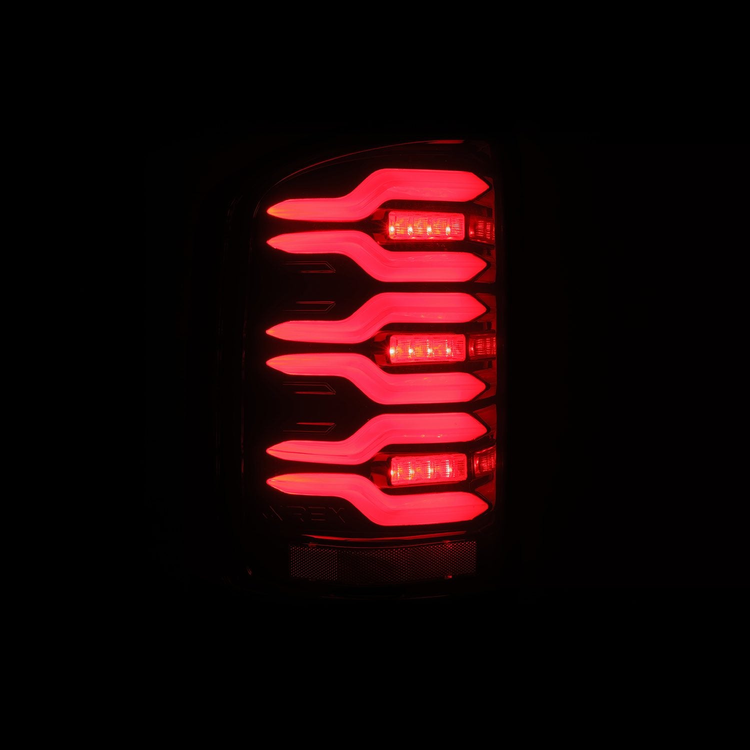 AlphaRex 630050 - LED Taillights Black Red