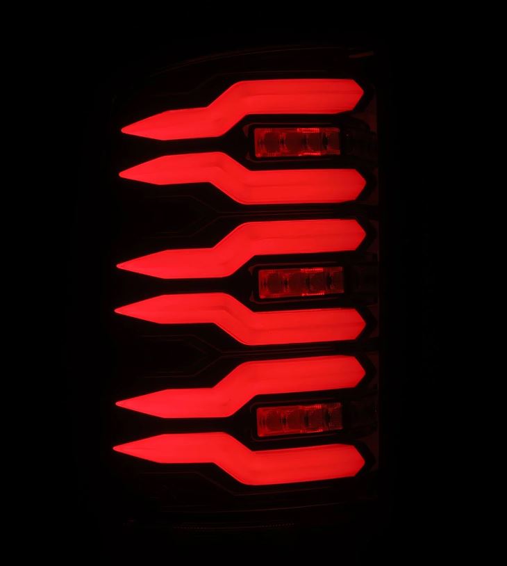AlphaRex 630080 - LED Taillights Black Red 5