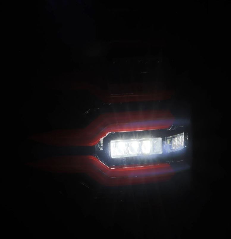AlphaRex 630080 - LED Taillights Black Red