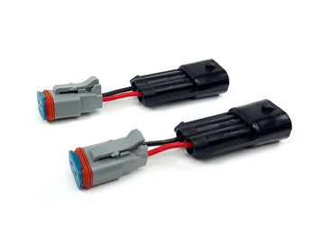 KC HiLiTES 63074 - KC Wire Adapter Super Duty H10 To DT 1999-2016 Ford Super Duty F-250 F-350 F-450 1
