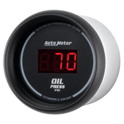 AutoMeter 6327 - GAUGE, OIL PRESSURE, 2 1/16", 100PSI, DIGITAL, BLACK DIAL W/ RED LED 4