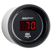 AutoMeter 6327 - GAUGE, OIL PRESSURE, 2 1/16", 100PSI, DIGITAL, BLACK DIAL W/ RED LED 5