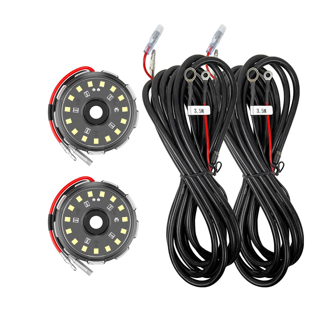 KC HiLiTES 6333 - KC Two-Light Add-On Cyclone V2 Kit - Clear - 3.5 Meters Long 5