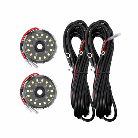 KC HiLiTES 6335 - KC Two-Light Add-On Cyclone V2 Kit - Clear - 5.0 Meters Long 5