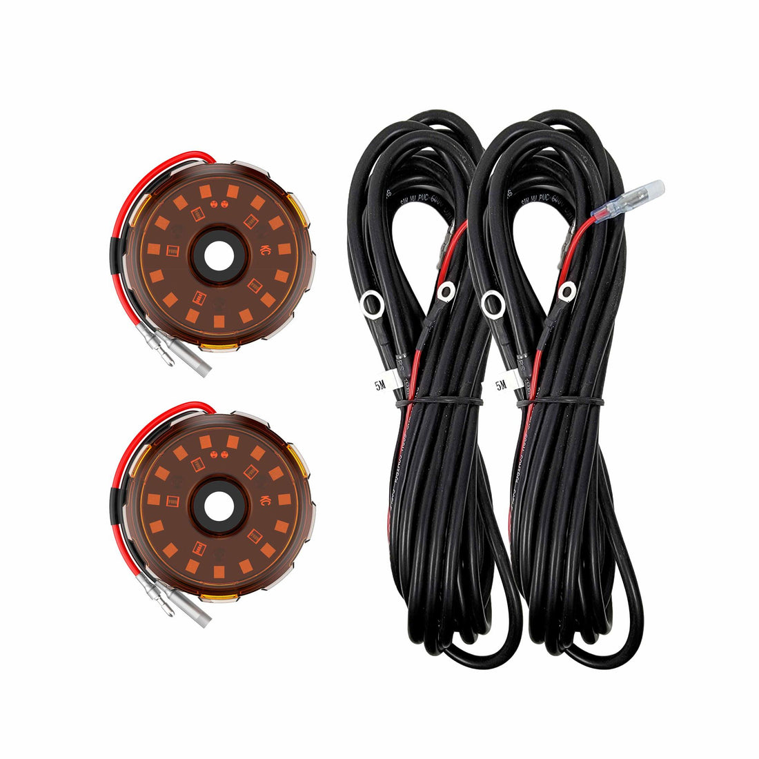 KC HiLiTES 6336 - KC Two-Light Add-On Cyclone V2 Kit - Amber - 5.0 Meters Long 4