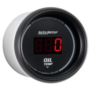 AutoMeter 6348 - GAUGE, OIL TEMP, 2 1/16", 340?F, DIGITAL, BLACK DIAL W/ RED LED 5