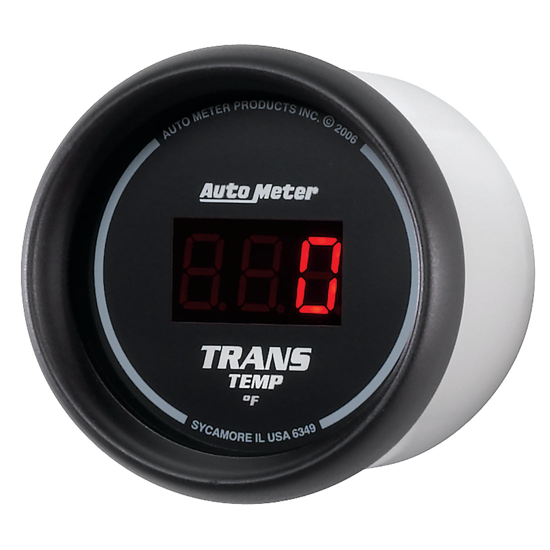 AutoMeter 6349 - GAUGE, TRANS TEMP, 2 1/16", 340?F, DIGITAL, BLACK DIAL W/ RED LED 4