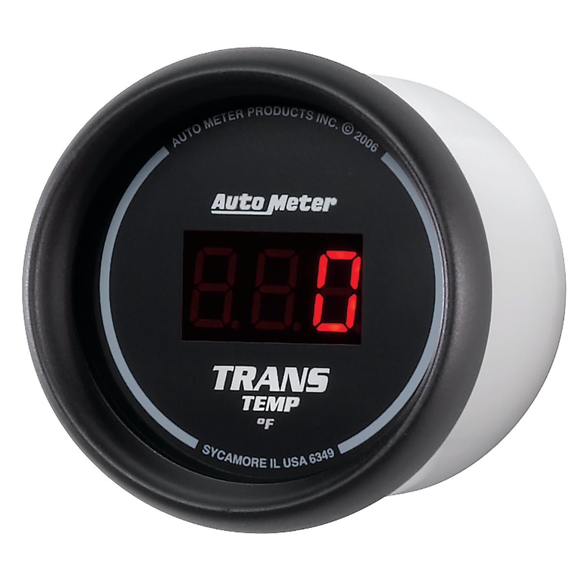 AutoMeter 6349 - GAUGE, TRANS TEMP, 2 1/16", 340?F, DIGITAL, BLACK DIAL W/ RED LED 4