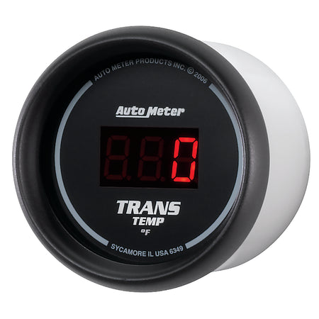 AutoMeter 6349 - GAUGE, TRANS TEMP, 2 1/16", 340?F, DIGITAL, BLACK DIAL W/ RED LED 4