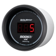 AutoMeter 6359 - GAUGE, VAC/BOOST, 2 1/16", 30INHG-30PSI, DIGITAL, BLACK DIAL W/ RED LED 4