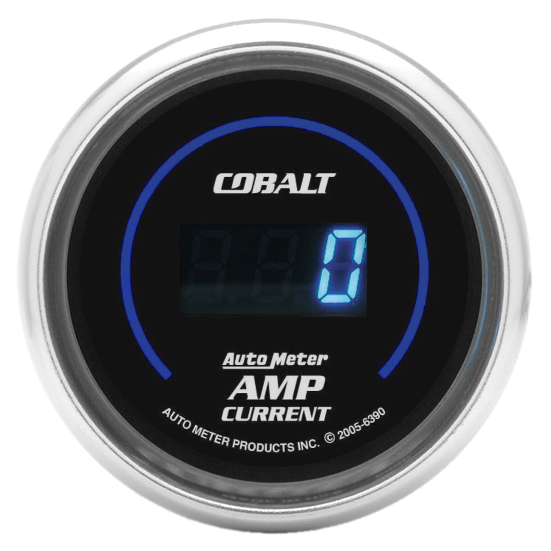 AutoMeter 6390 - GAUGE, STEREO AMP CURRENT, 2 1/16", 250A, DIGITAL, COBALT 3