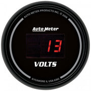 AutoMeter 6393 - GAUGE, VOLTMETER, 2 1/16", 18V, DIGITAL, BLACK DIAL W/ RED LED 4