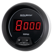 AutoMeter 6397 - GAUGE, TACH, 3 3/8", 10K RPM, IN-DASH, DIGITAL, BLACK DIAL W/ RED LED 1