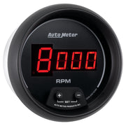 AutoMeter 6397 - GAUGE, TACH, 3 3/8", 10K RPM, IN-DASH, DIGITAL, BLACK DIAL W/ RED LED 2