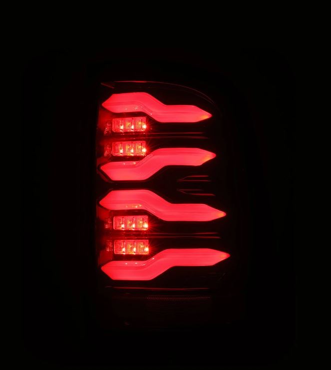 AlphaRex 640002 - LED Taillights Black Red 5