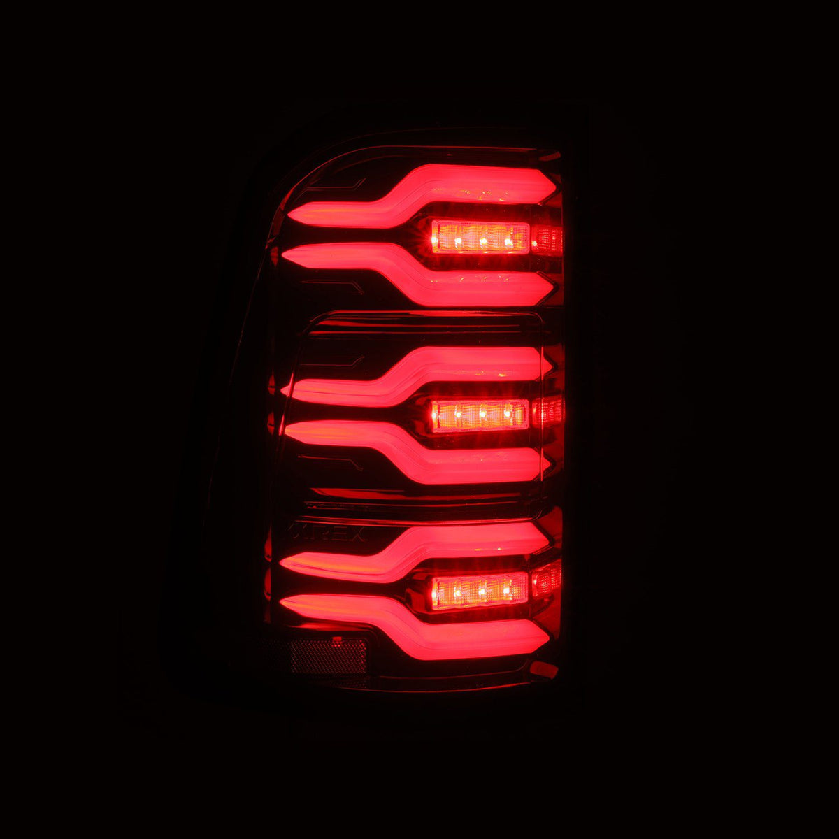 AlphaRex 640050 - LED Taillights Black Red 5