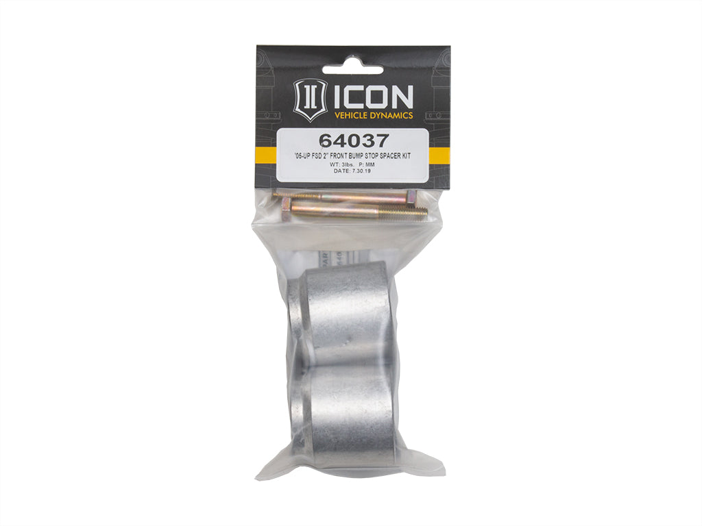ICON Vehicle Dynamics 64037 - 05-25 FSD 2" BUMP STOP SPACER KIT 3