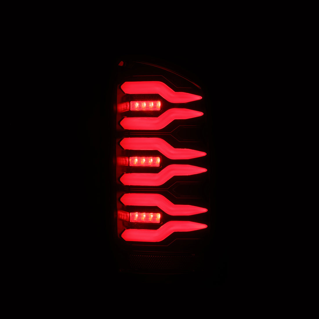 AlphaRex 641030 - LED Taillights Black Red 6