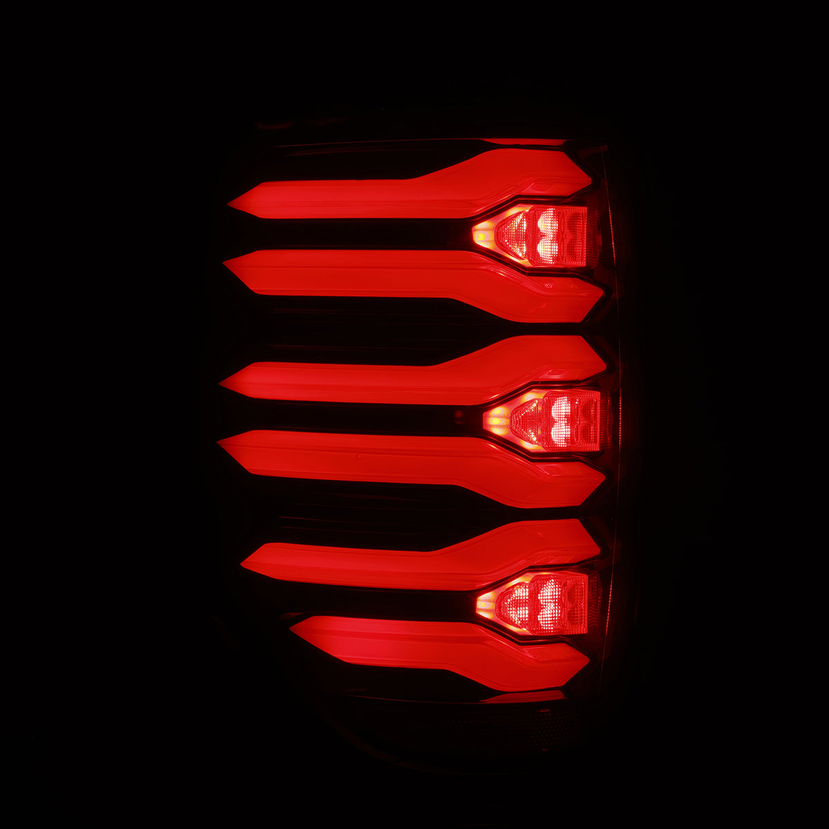 AlphaRex 653090 - LED Taillights Black Red 5