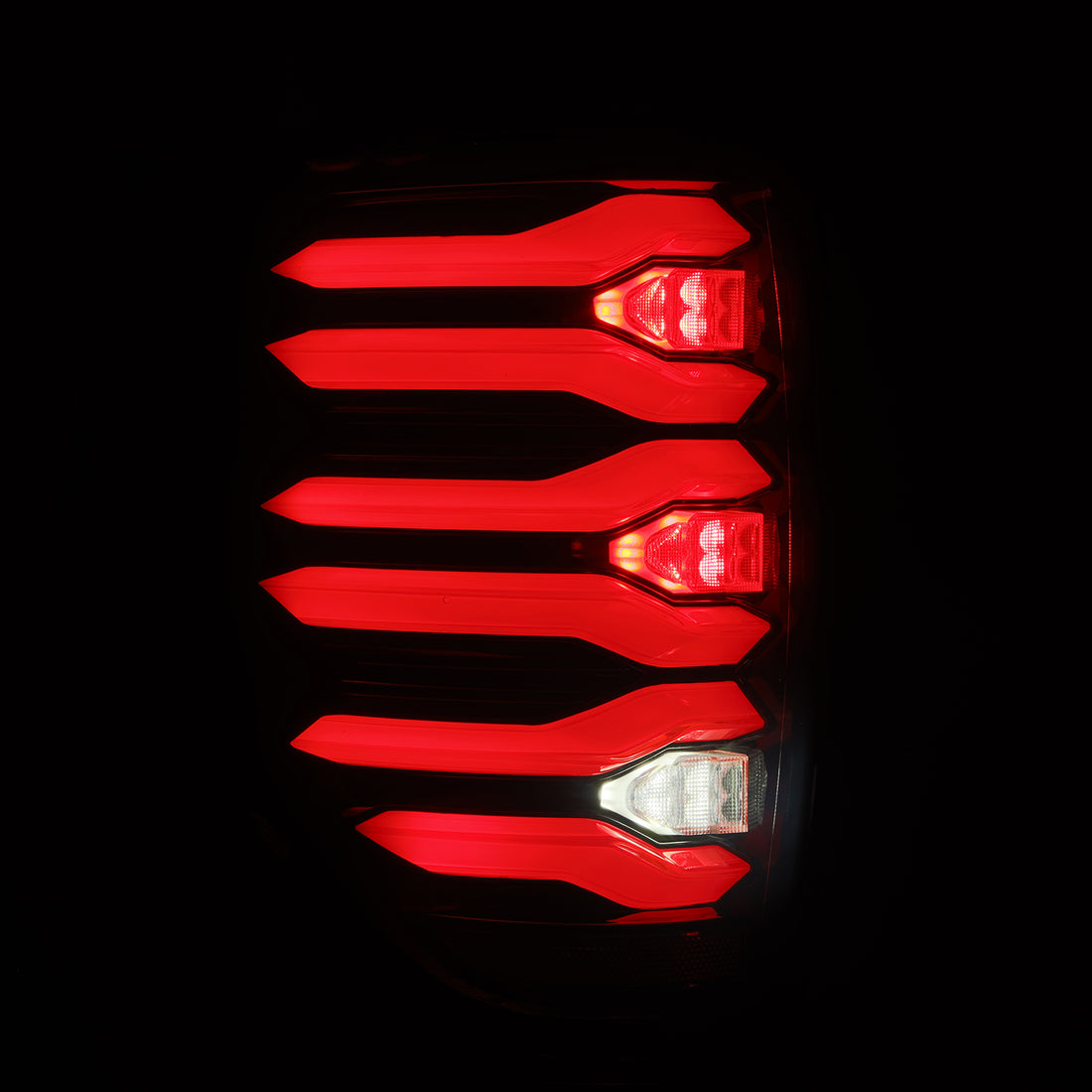 AlphaRex 653090 - LED Taillights Black Red