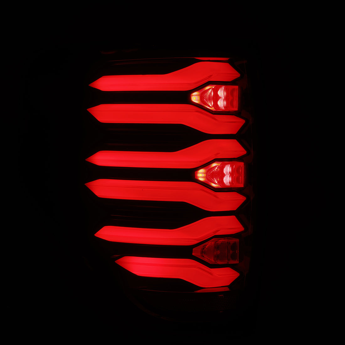 AlphaRex 653090 - LED Taillights Black Red