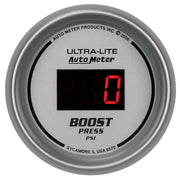 AutoMeter 6570 - GAUGE, BOOST, 2 1/16", 60PSI, DIGITAL, SILVER DIAL W/ RED LED 3