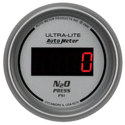 AutoMeter 6574 - GAUGE, NITROUS PRESSURE, 2 1/16", 1600PSI, DIGITAL, SILVER DIAL W/ RED LED 3
