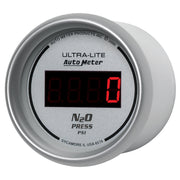 AutoMeter 6574 - GAUGE, NITROUS PRESSURE, 2 1/16", 1600PSI, DIGITAL, SILVER DIAL W/ RED LED 4