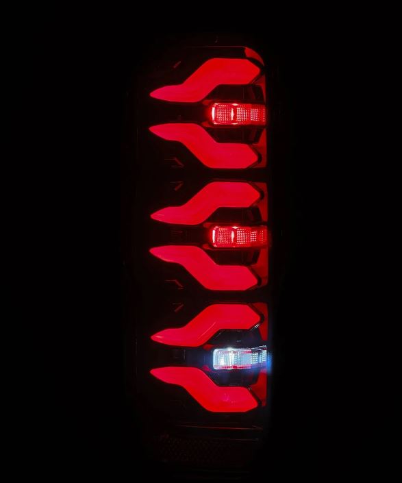 AlphaRex 658007 - LED Taillights Black Red
