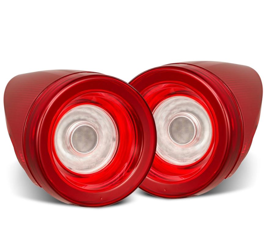 AlphaRex 668002 - Prismatic LED Taillights Red Clear 1