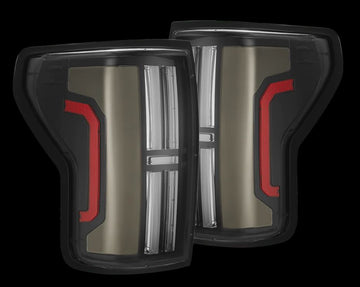 AlphaRex 670042 - Prismatic LED Taillights Black 2