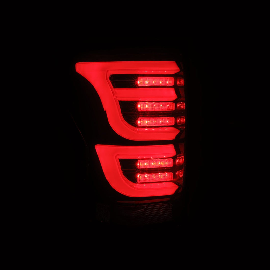 AlphaRex NA AlphaRex 670050 - LED Taillights Black Red
