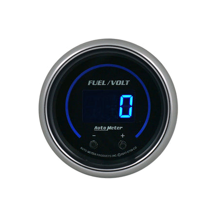 AutoMeter 6709-CB - GAUGE, FUEL/VOLT, 2 1/16" TWO CHANNEL, SELECTABLE, COBALT ELITE DIGITAL 4