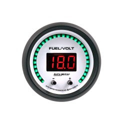 AutoMeter 6709-PH - GAUGE, FUEL/VOLT, 2 1/16" TWO CHANNEL, SELECTABLE, PHANTOM ELITE DIGITAL 5
