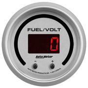 AutoMeter 6709-UL - GAUGE, FUEL/VOLT, 2 1/16" TWO CHANNEL, SELECTABLE, ULTRA-LITE ELITE DIGITAL