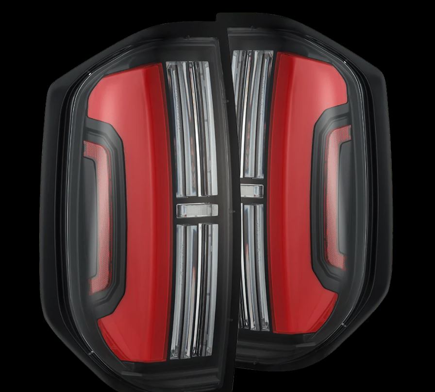 AlphaRex 672052 - Prismatic LED Taillights Black Red 3