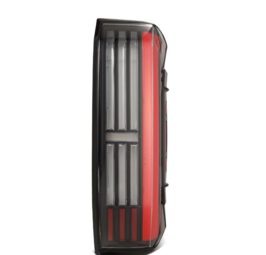 AlphaRex 673002 - Prismatic LED Taillights Black Red
