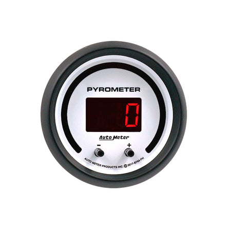 AutoMeter 6744-PH - GAUGE, PYROMETER, 2 1/16", TWO CHANNEL, SELECTABLE, PHANTOM ELITE DIGITAL 4