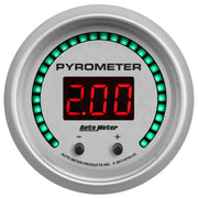 AutoMeter 6744-UL - GAUGE, PYROMETER, 2 1/16", TWO CHANNEL, SELECTABLE, ULTRA-LITE ELITE DIGITAL