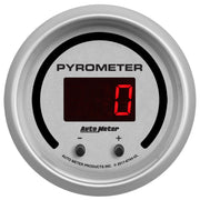 AutoMeter 6744-UL - GAUGE, PYROMETER, 2 1/16", TWO CHANNEL, SELECTABLE, ULTRA-LITE ELITE DIGITAL