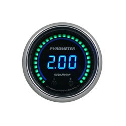 AutoMeter 6744-CB - GAUGE, PYROMETER, 2 1/16", TWO CHANNEL, SELECTABLE, COBALT ELITE DIGITAL 5