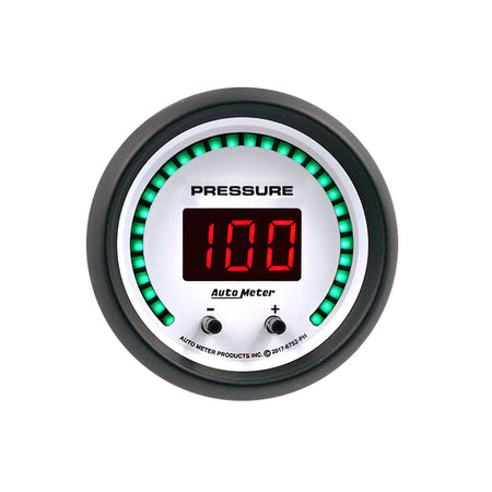 AutoMeter 6752-PH - GAUGE, PRESSURE, 2 1/16", TWO CHANNEL, SELECTABLE, PHANTOM ELITE DIGITAL 3