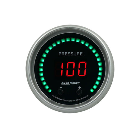 AutoMeter Body AutoMeter 6752-SC - GAUGE, PRESSURE, 2 1/16", TWO CHANNEL, SELECTABLE, SPORT-COMP ELITE DIGITAL