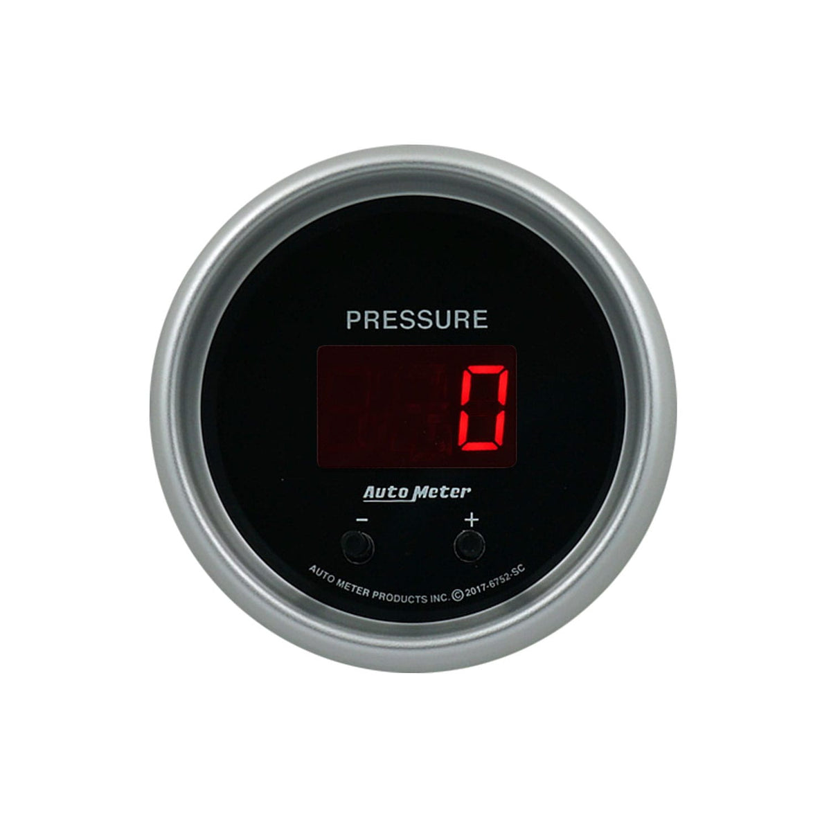 AutoMeter Body AutoMeter 6752-SC - GAUGE, PRESSURE, 2 1/16", TWO CHANNEL, SELECTABLE, SPORT-COMP ELITE DIGITAL