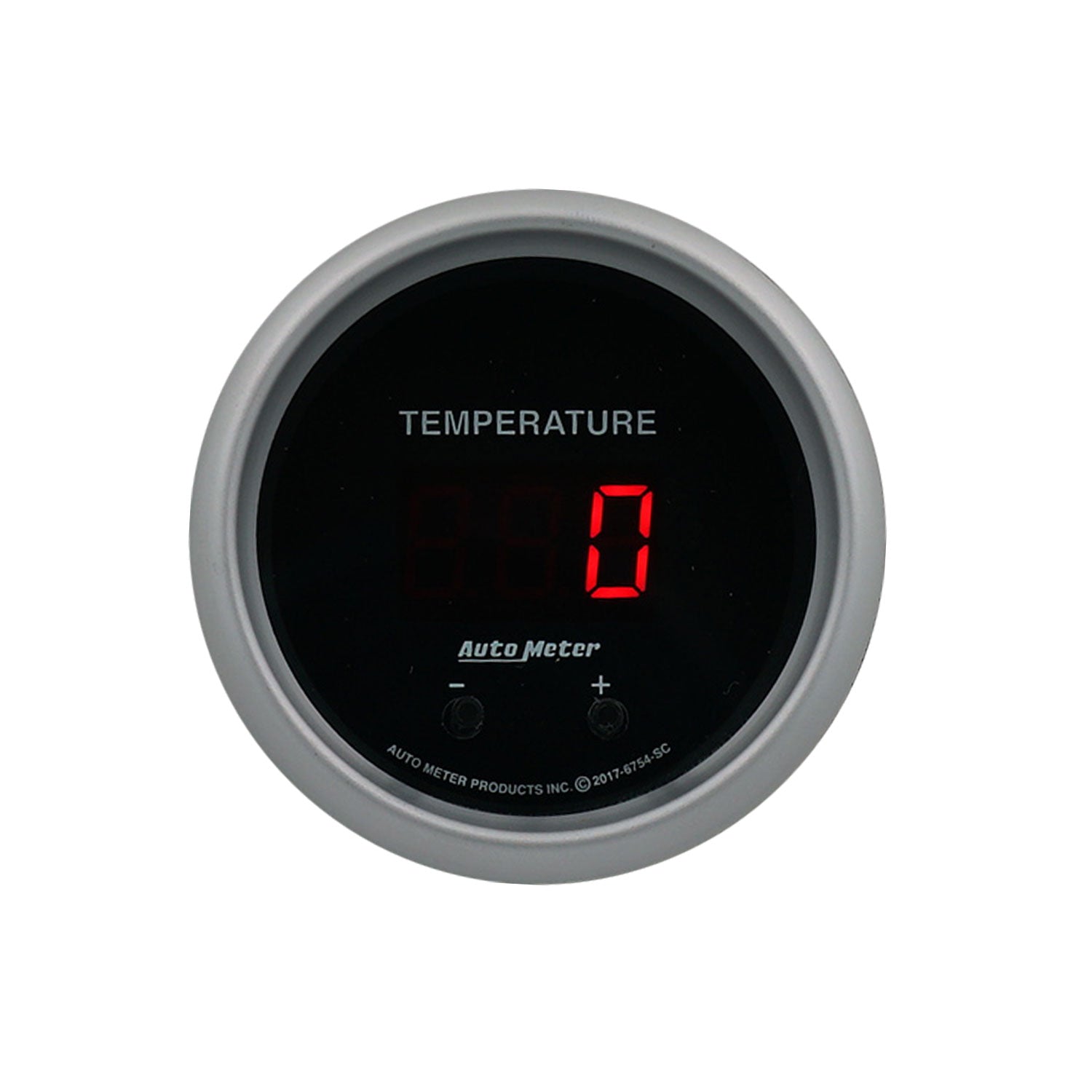 AutoMeter 6754-SC - GAUGE, FLUID TEMPERATURE, 2 1/16", 2 CHAN, SELECTABLE, SPORT-COMP ELITE DIGITAL 4