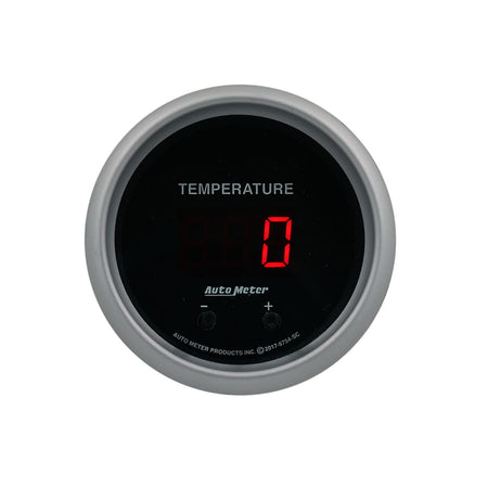 AutoMeter 6754-SC - GAUGE, FLUID TEMPERATURE, 2 1/16", 2 CHAN, SELECTABLE, SPORT-COMP ELITE DIGITAL 4